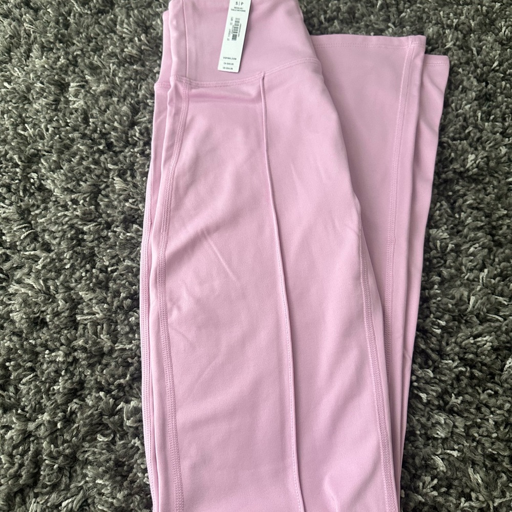 Victoria Secret New with tags small long leggings flare two pink two black $22